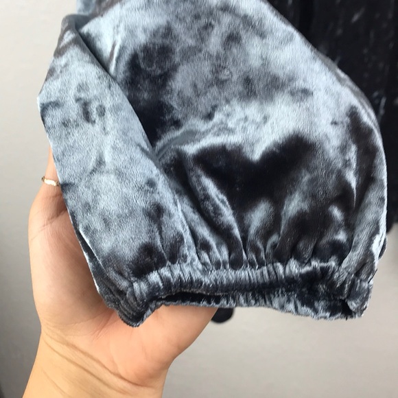 NWT Style & Co Velvet Embroidered Peasant Blouse - Picture 7 of 14